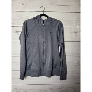 Under Armour Womens Hoodie Sweatshirt Gray‎ Heathered Semi Fitted Long Sleeve M